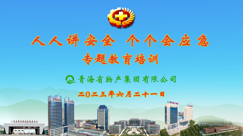 提高安全管理水平 落實全員安全責(zé)任——集團安委會舉辦2023年“人人講安全，個個會應(yīng)急”專題教育培訓(xùn)