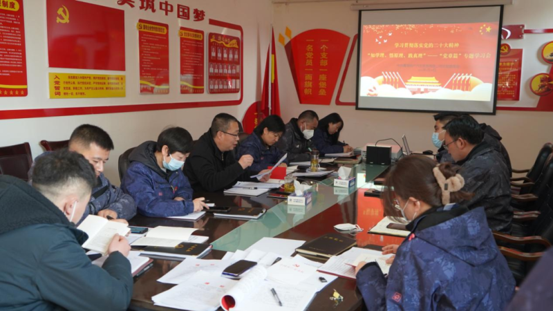 物產(chǎn)汽貿(mào)黨支部召開“知學(xué)理、悟原理、踐真理” ——黨章篇”專題學(xué)習(xí)會